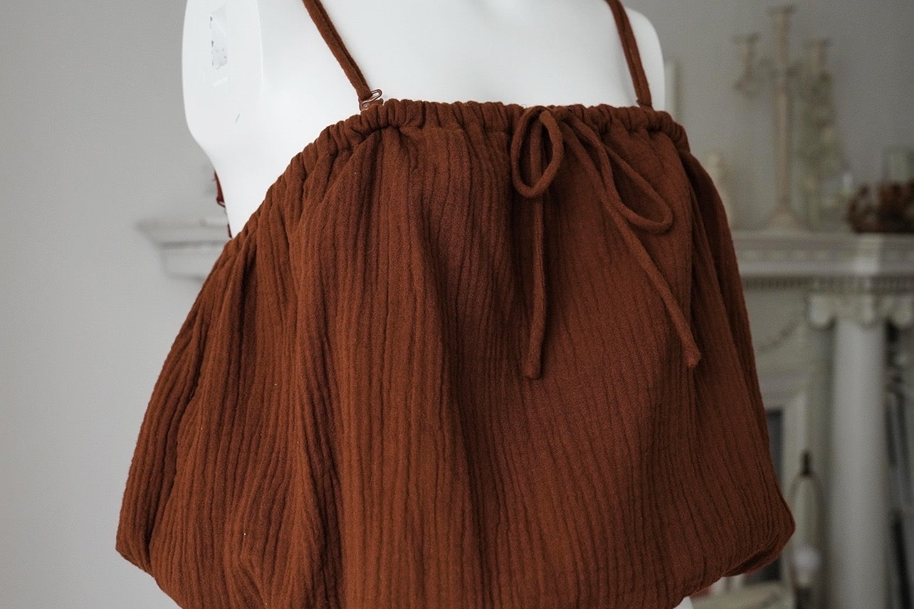 Ballon 3 Way Cami Top / Brown