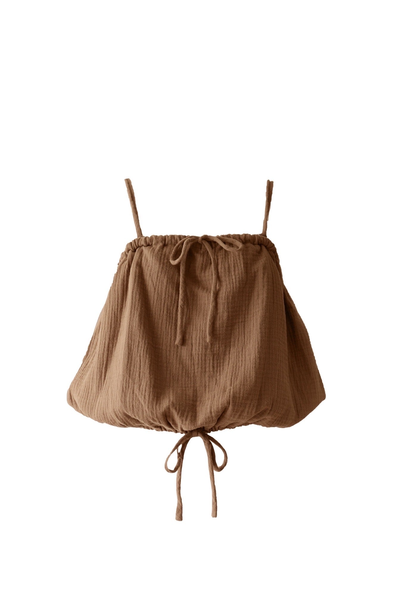 Balloon 3 Way Cami Top / Cacao