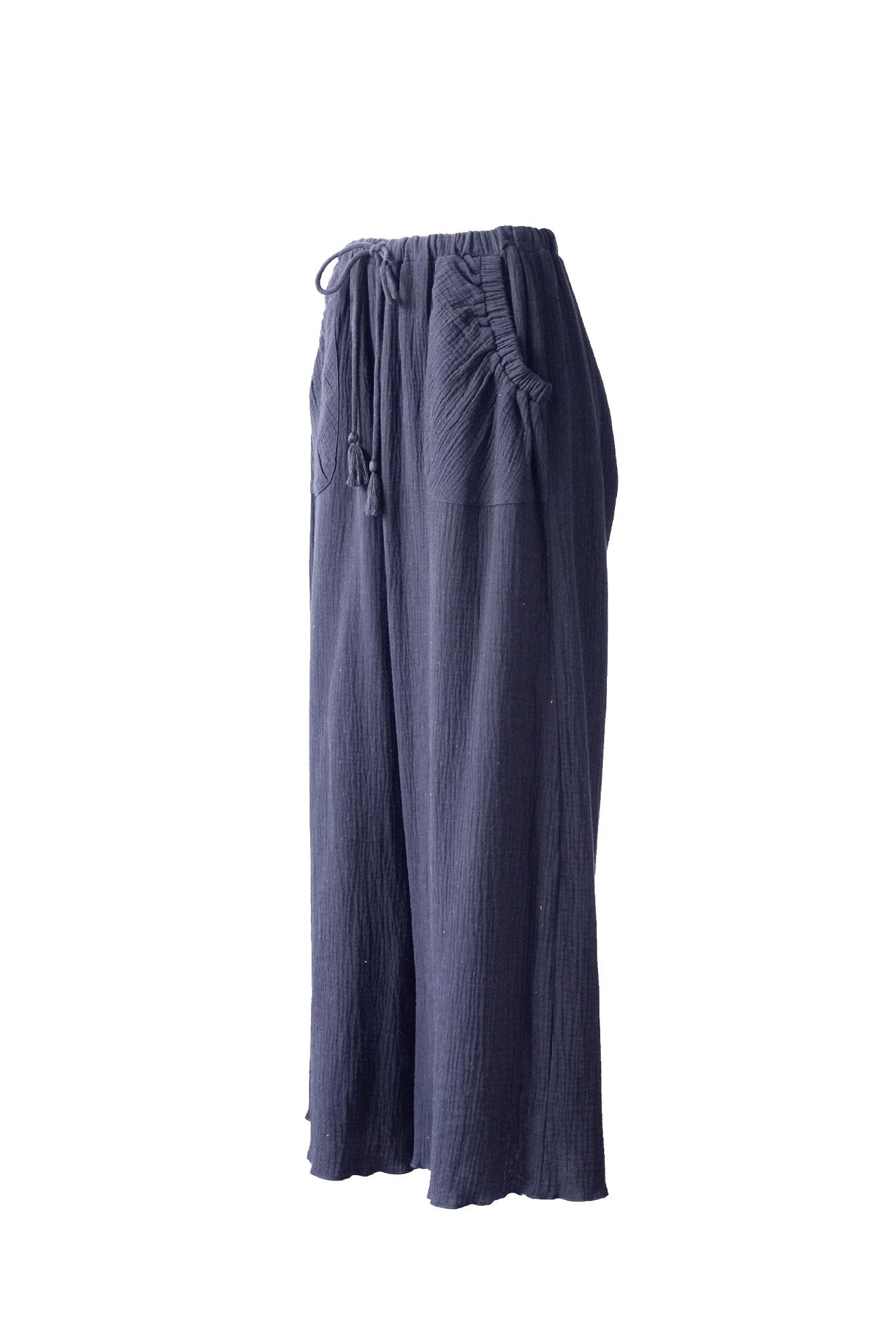 Tyra Wide Pants - Navy