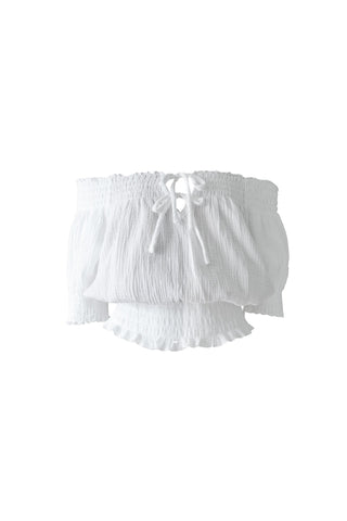Cotton Gauze Bandeau - Short / Navy