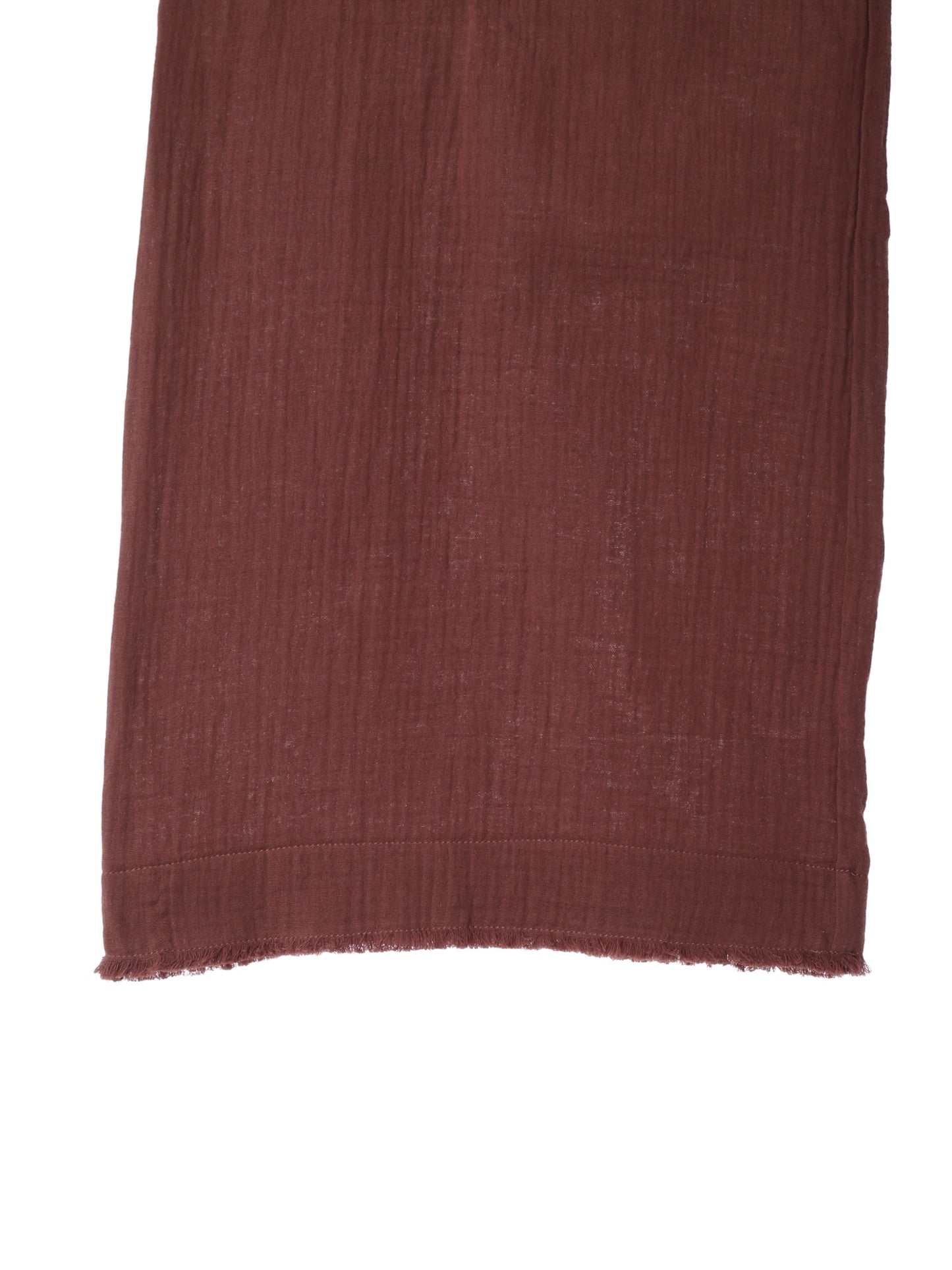 Fringe Wide Pants / Chocolate