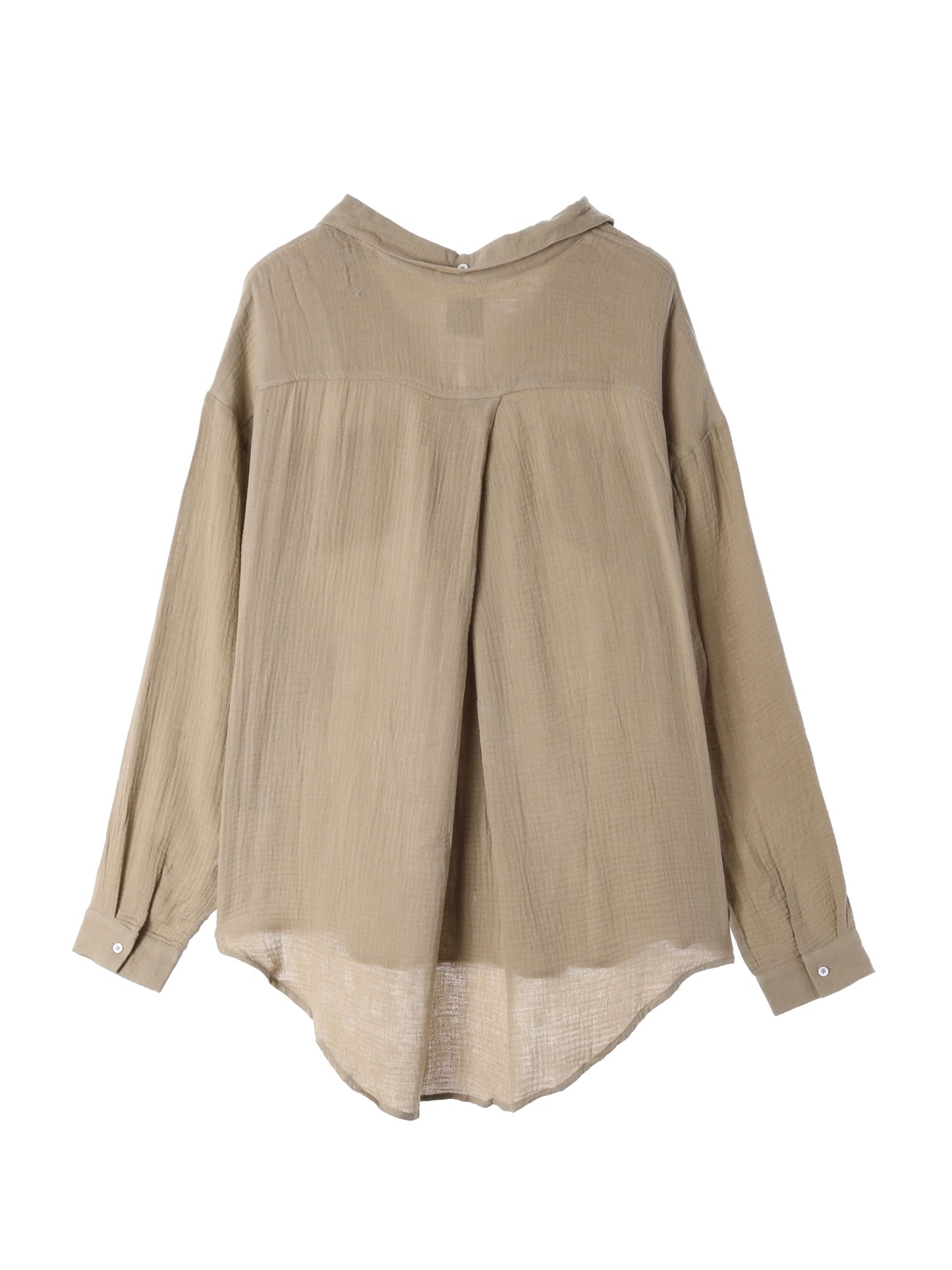 Over Size Button Down Shirt / Mocha