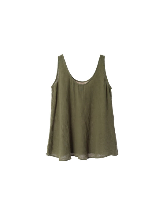 A Line Breeze Tank - Khaki