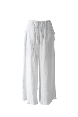Linen Wide Pants Beige