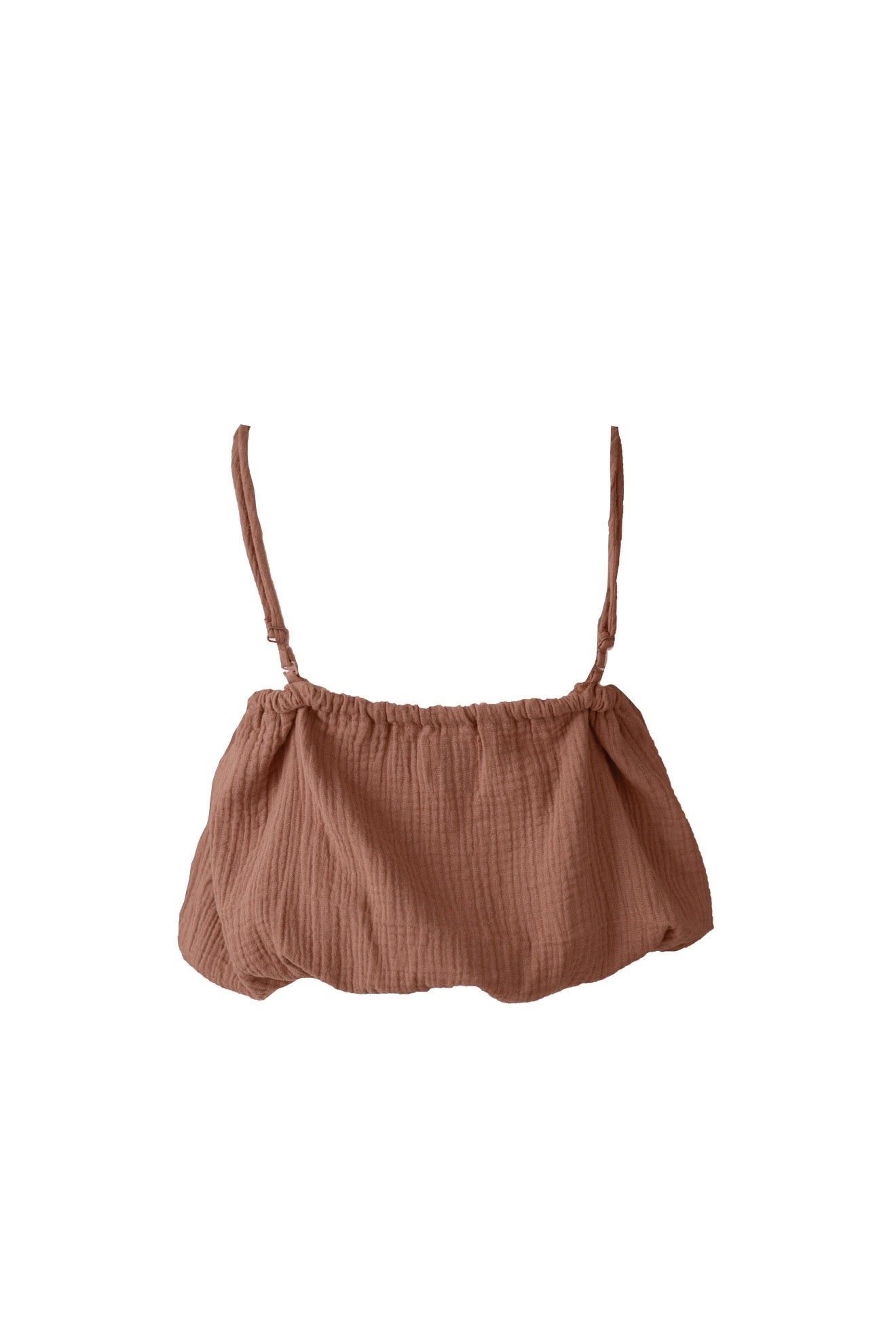 Balloon 3 Way Cami Top / Dark terracotta