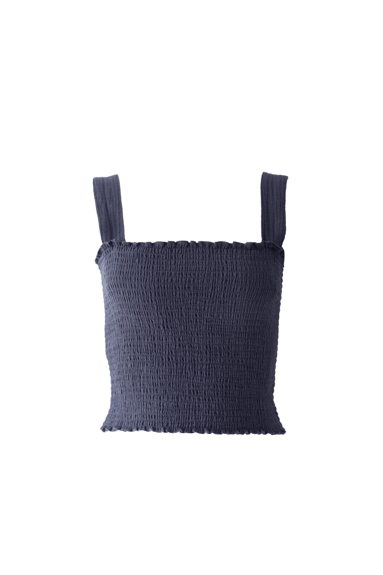 Cotton Gauze Bandeau Navy