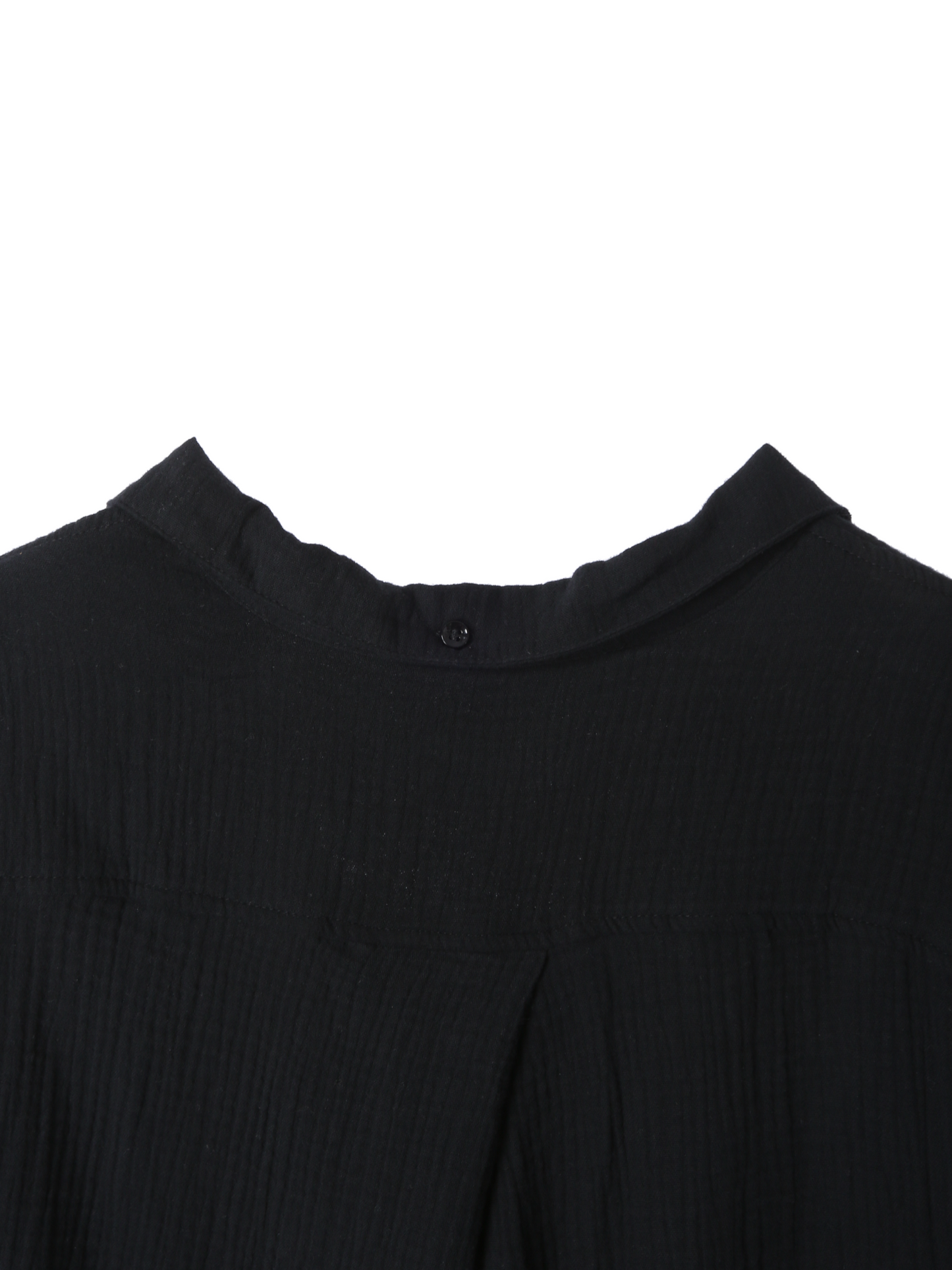 Over Size Button Down Shirt / Black