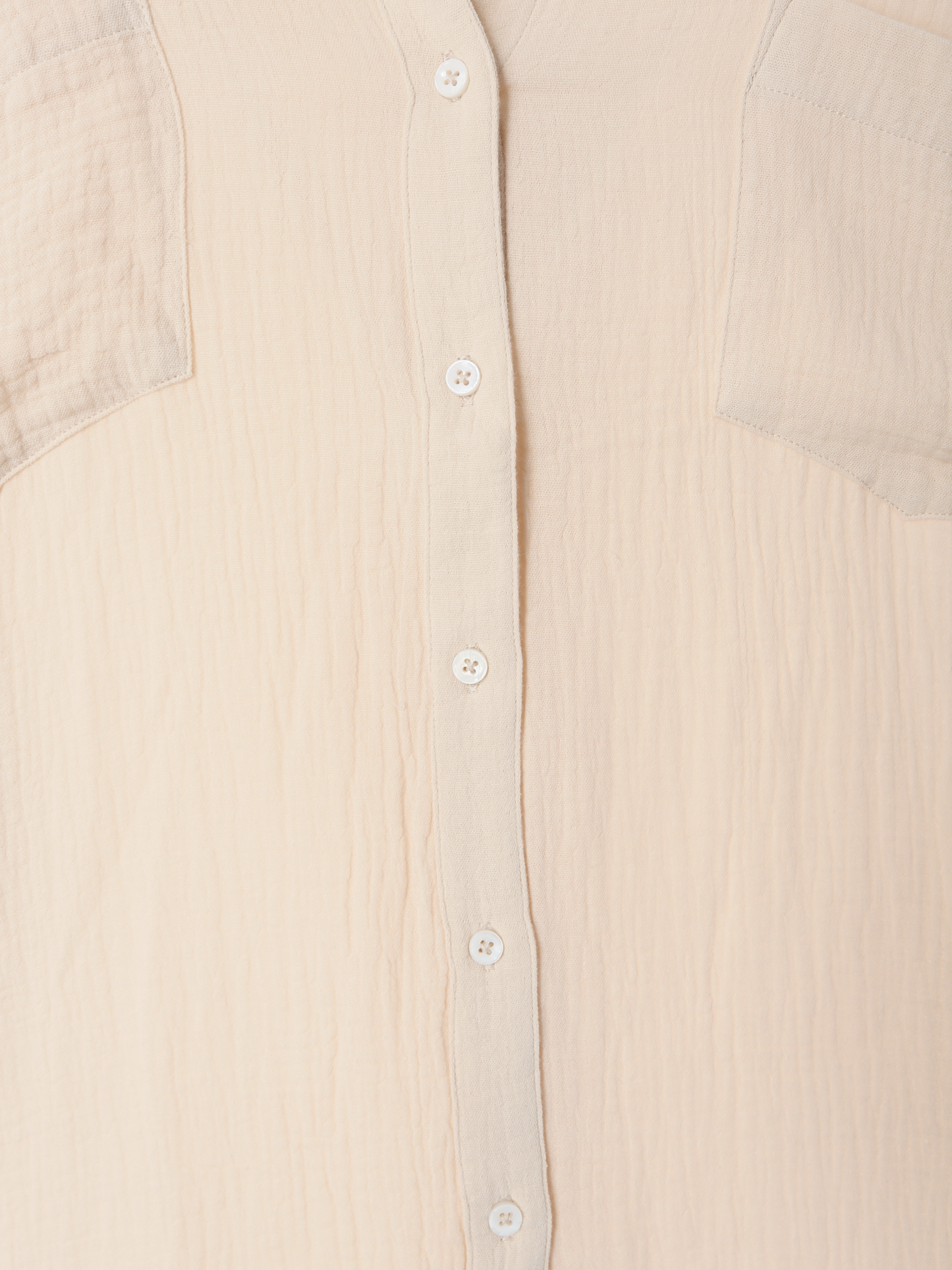 Over Size Button Down Shirt / Ivory