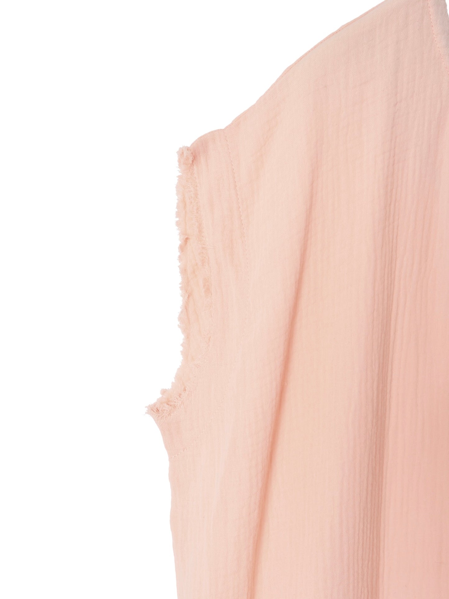 Fringe Kaftan / Ballet Pink