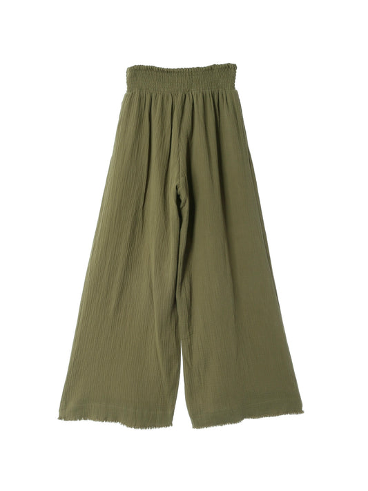 Fringe Wide Pants / Khaki
