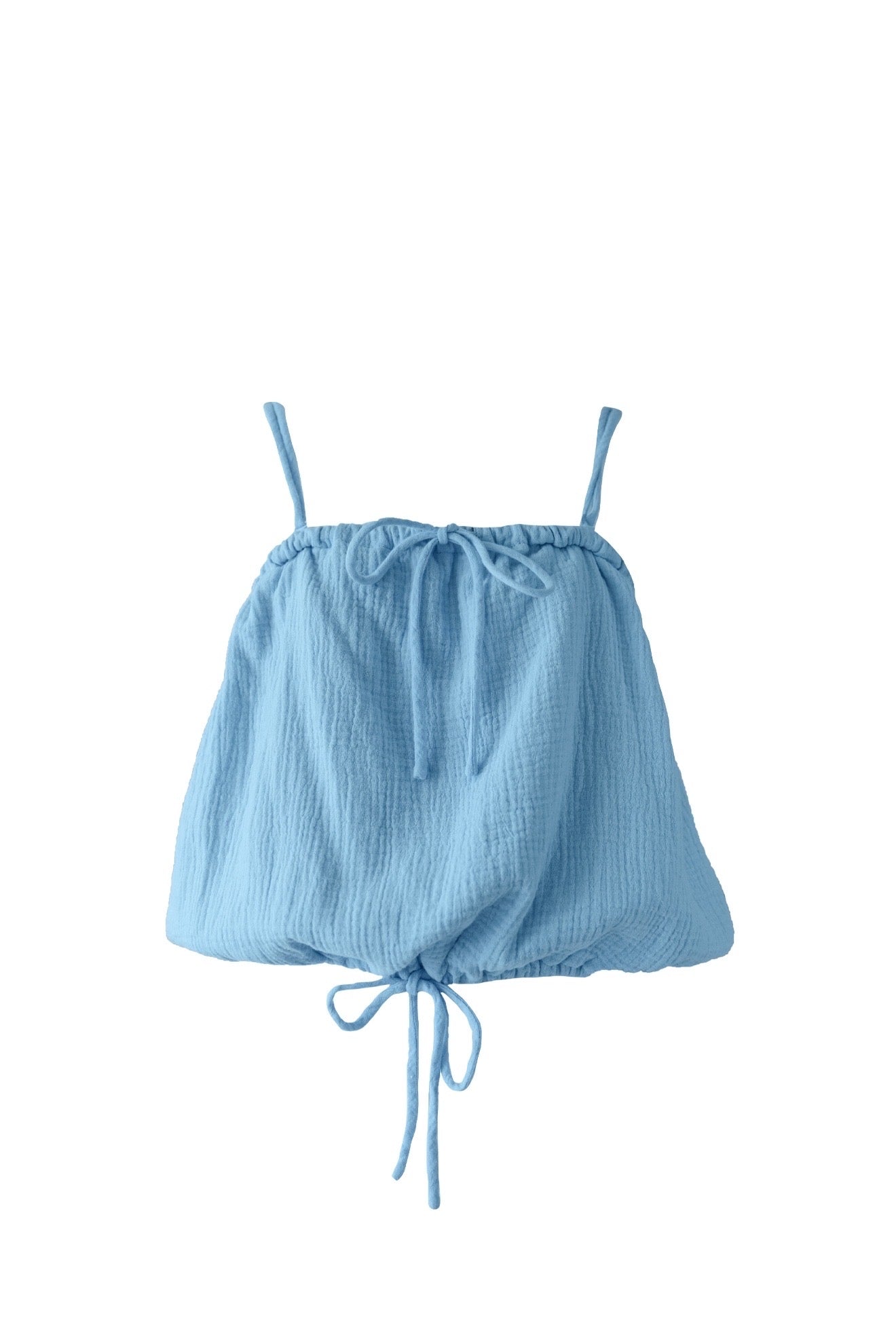 Balloon 3 Way Cami Top / Sky blue