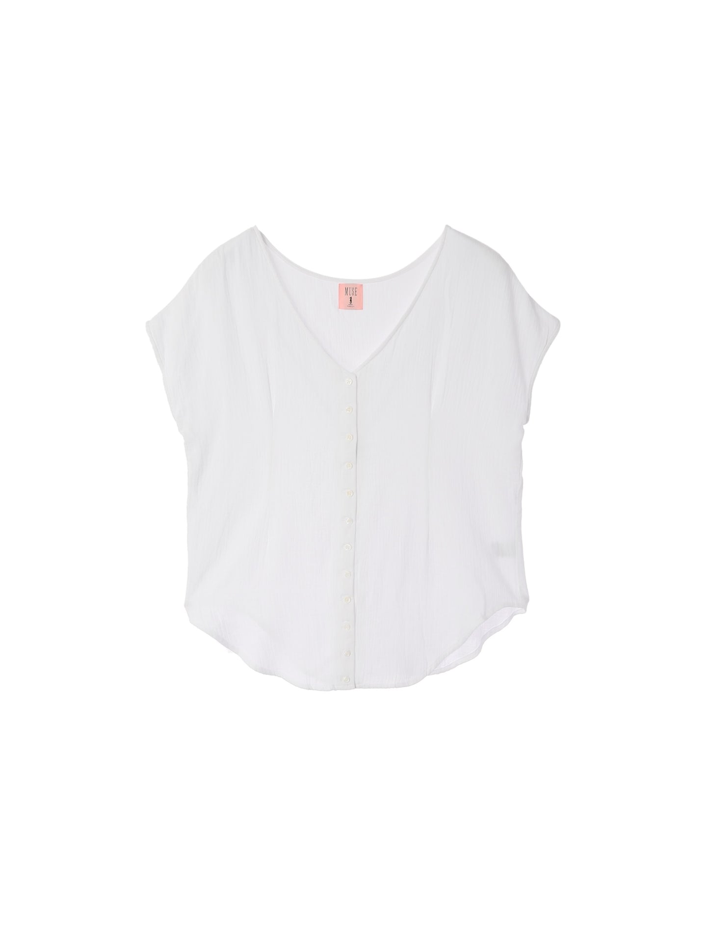 Petal Line Tops - White
