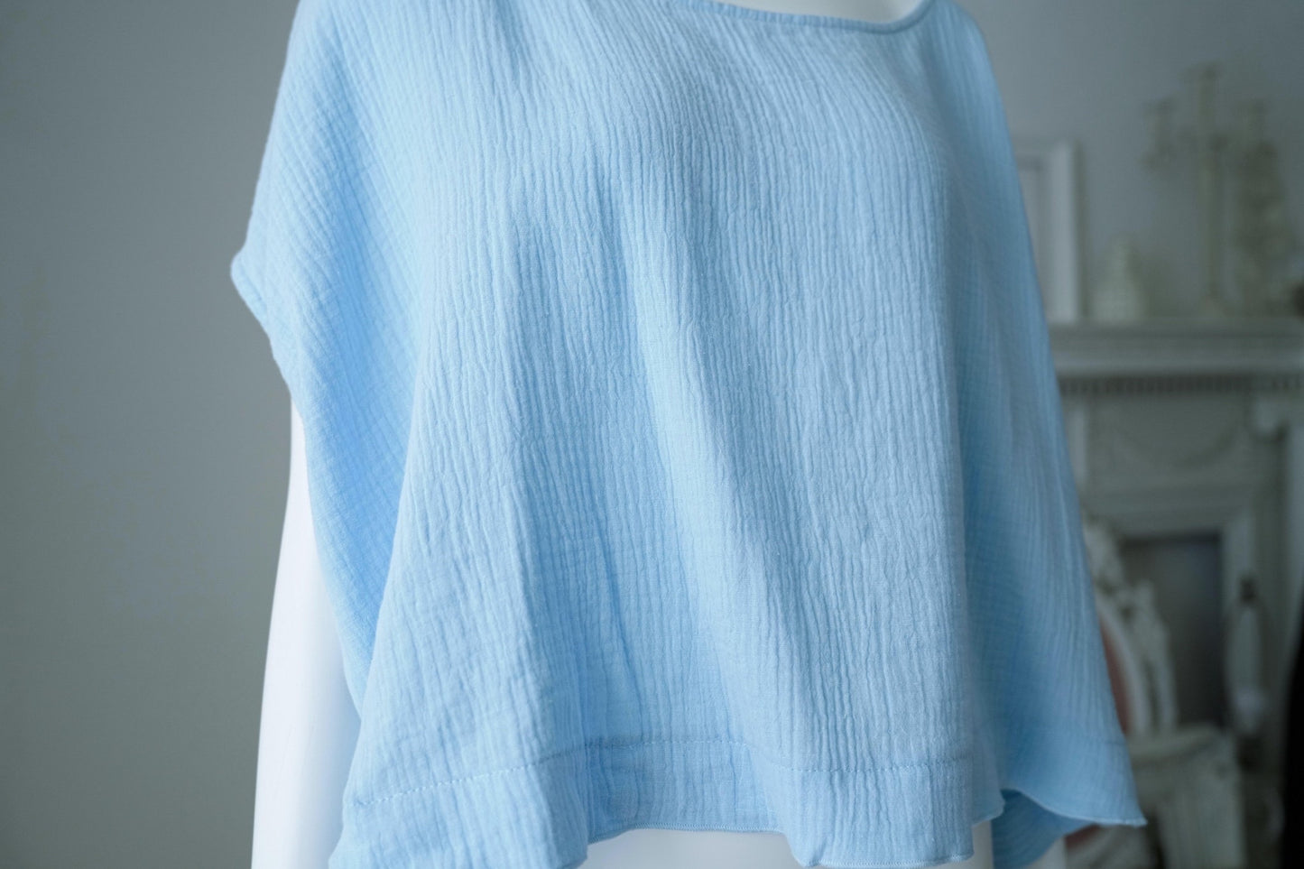 Gabriela Tops Sky Blue