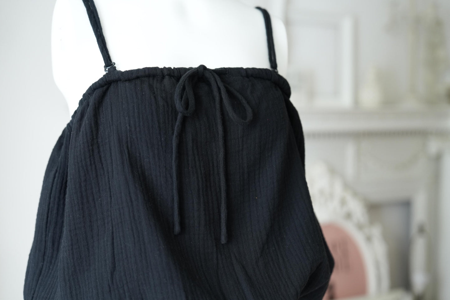 Balloon 3 Way Cami Top / Black
