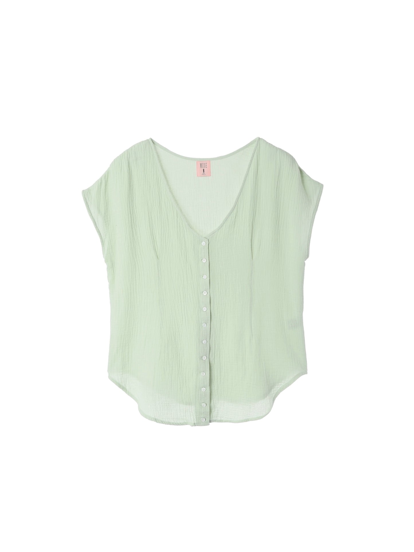 Petal Line Tops - Meadow Green
