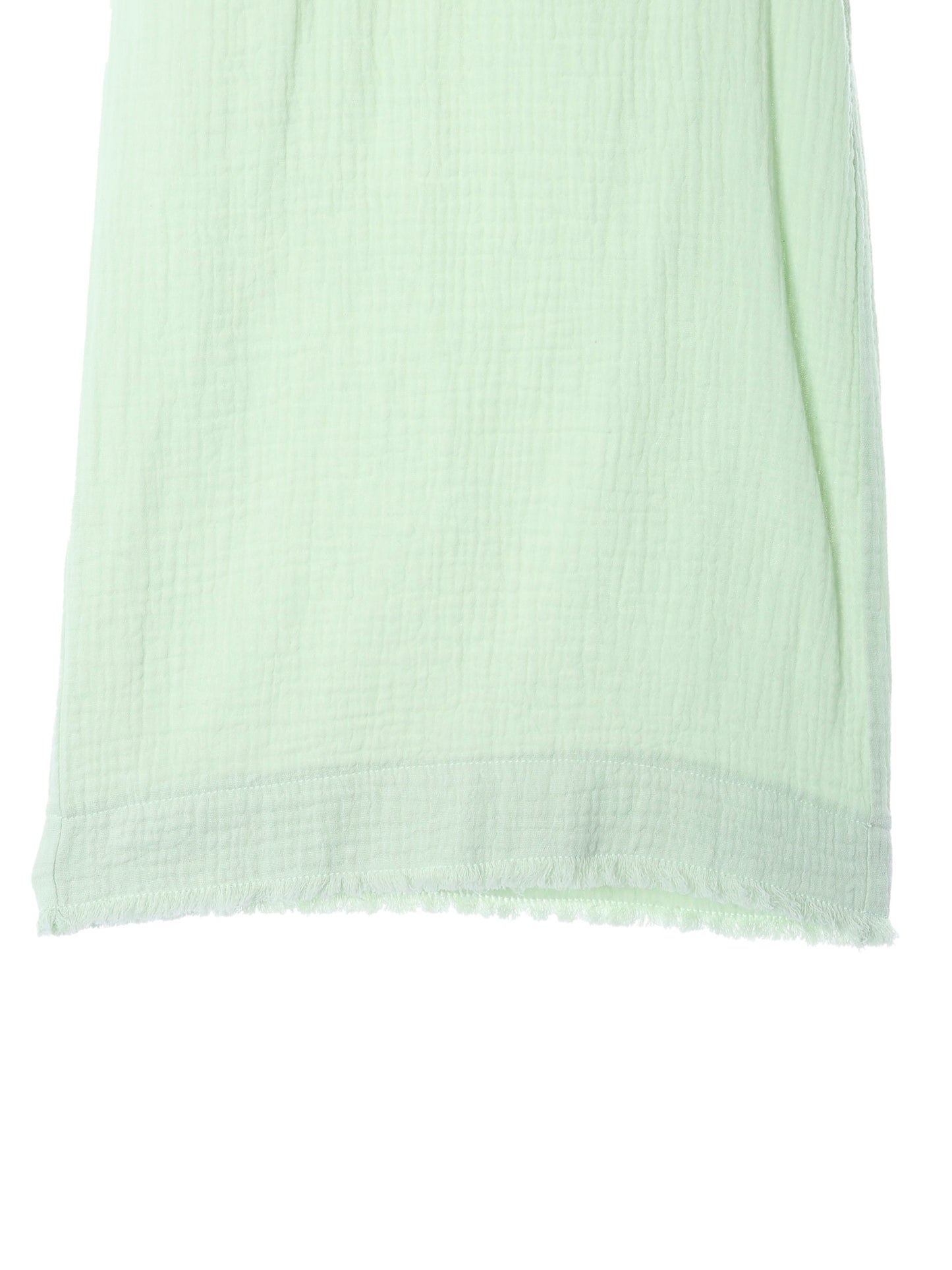 Fringe Wide Pants / Meadow Green