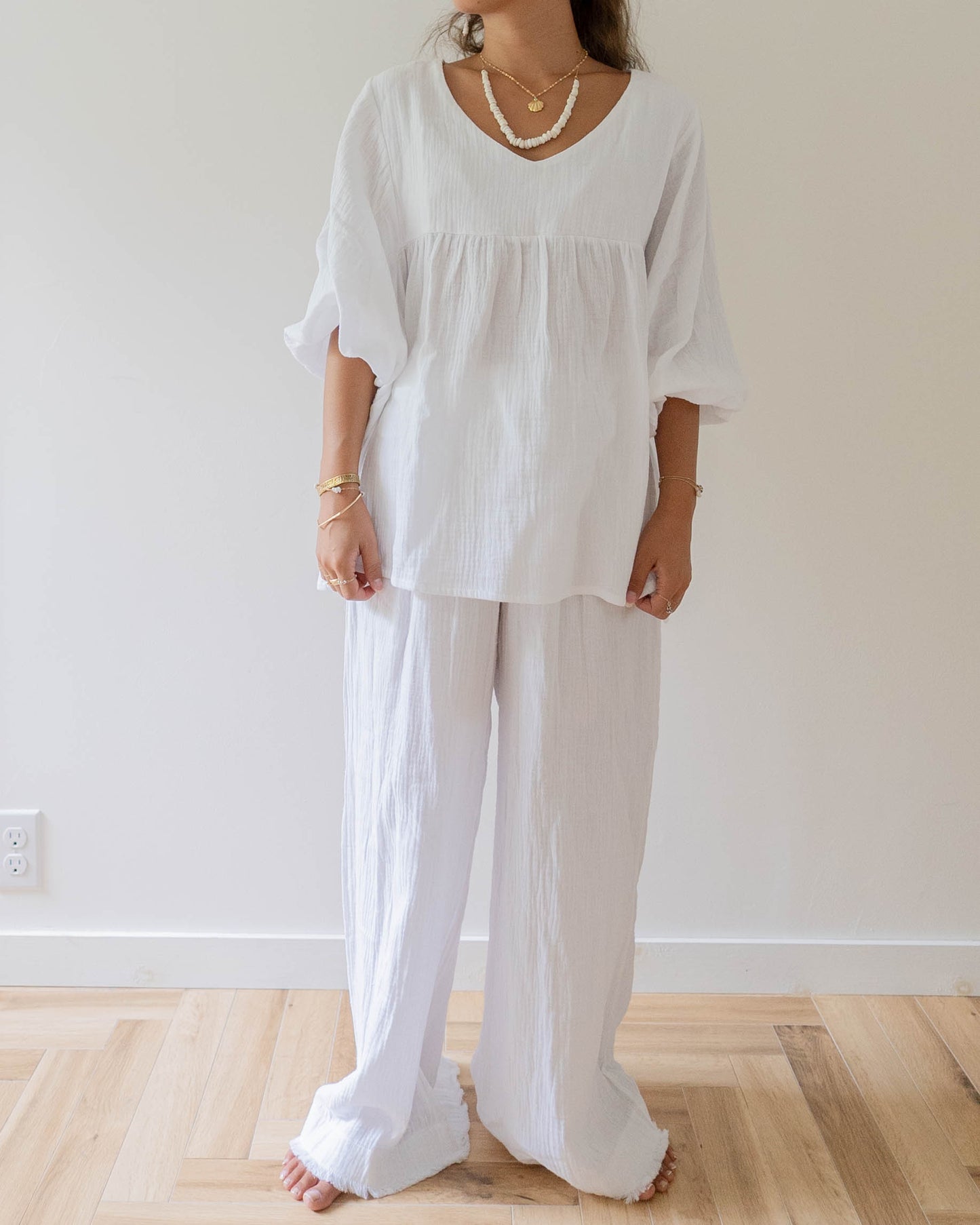 Eliza Tops / White