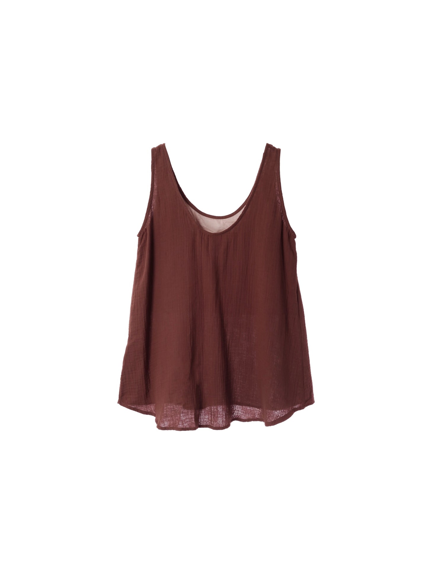 A Line Breeze Tank - Chocolate