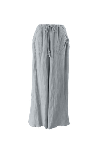 Linen Wide Pants Terracotta