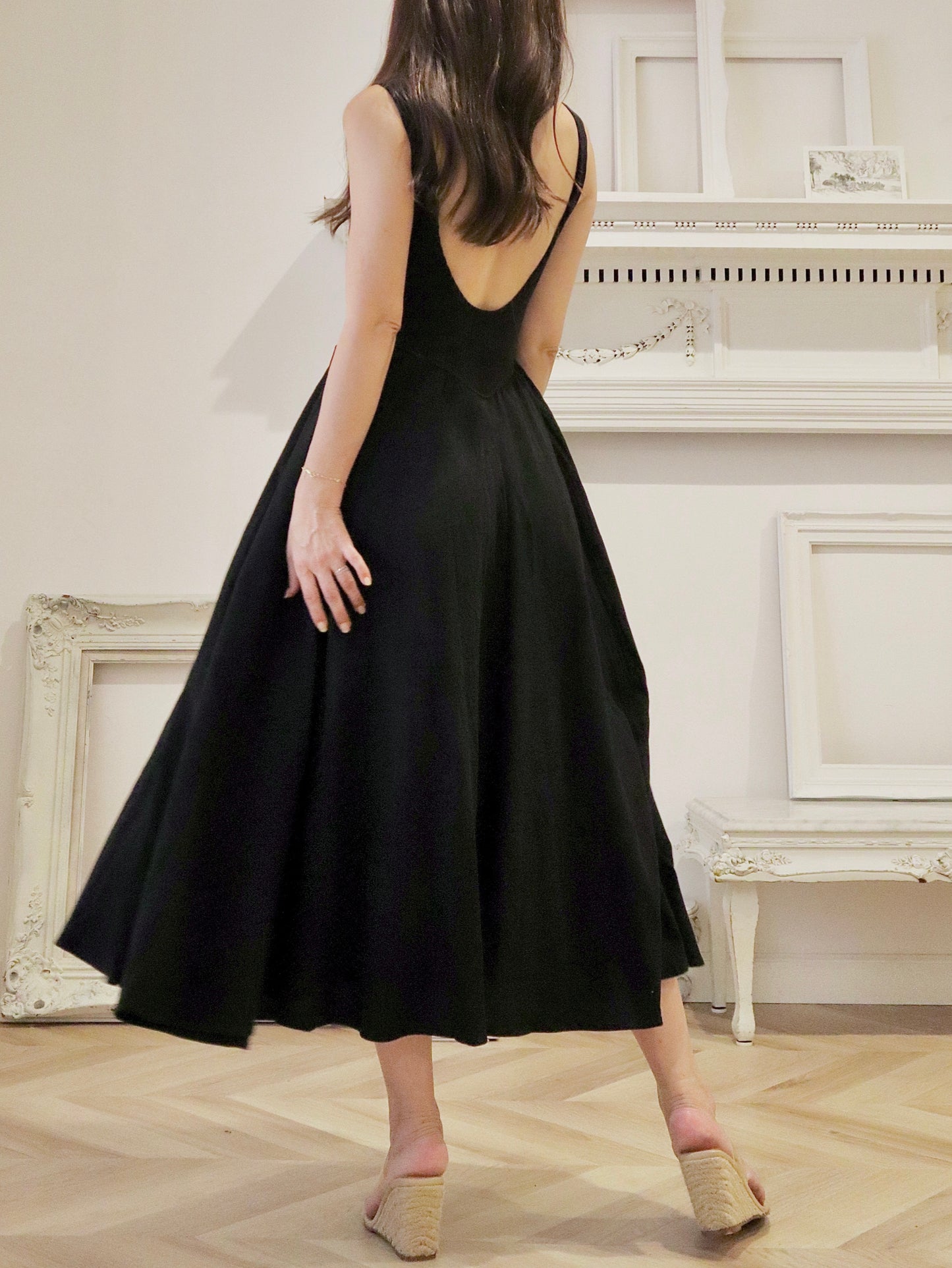 Swan Dress Black