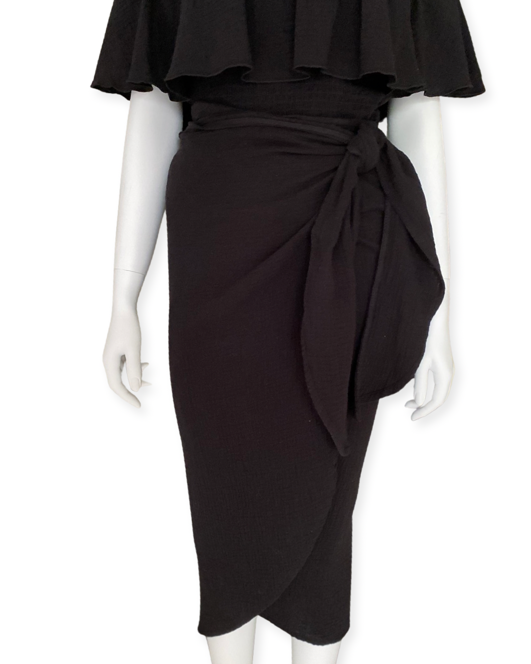 Tyra Tulip Skirt - Black