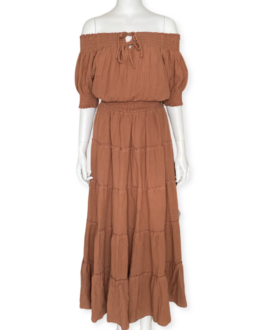 Katrina Dress - Terracotta