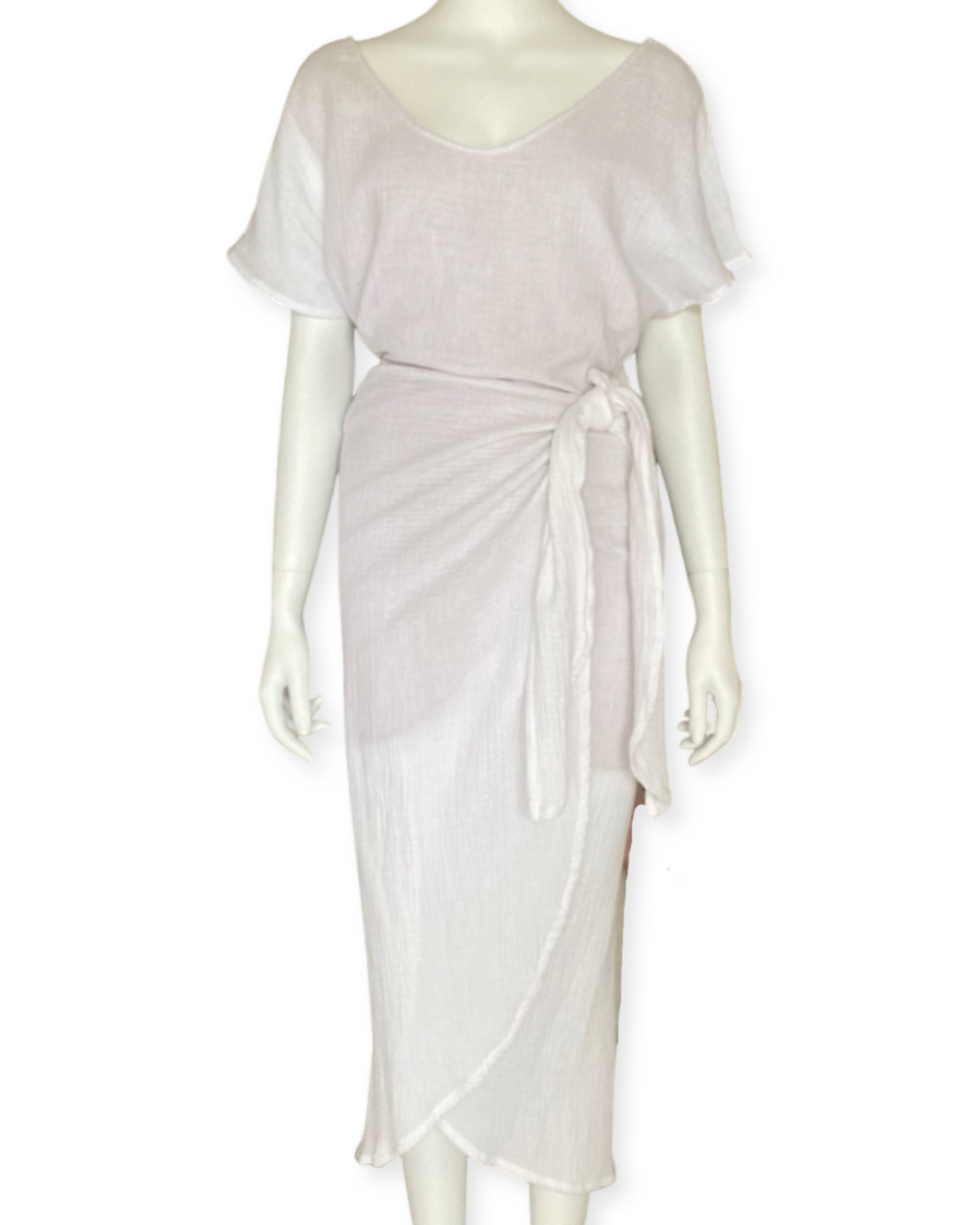 Tyra Tulip Skirt - White