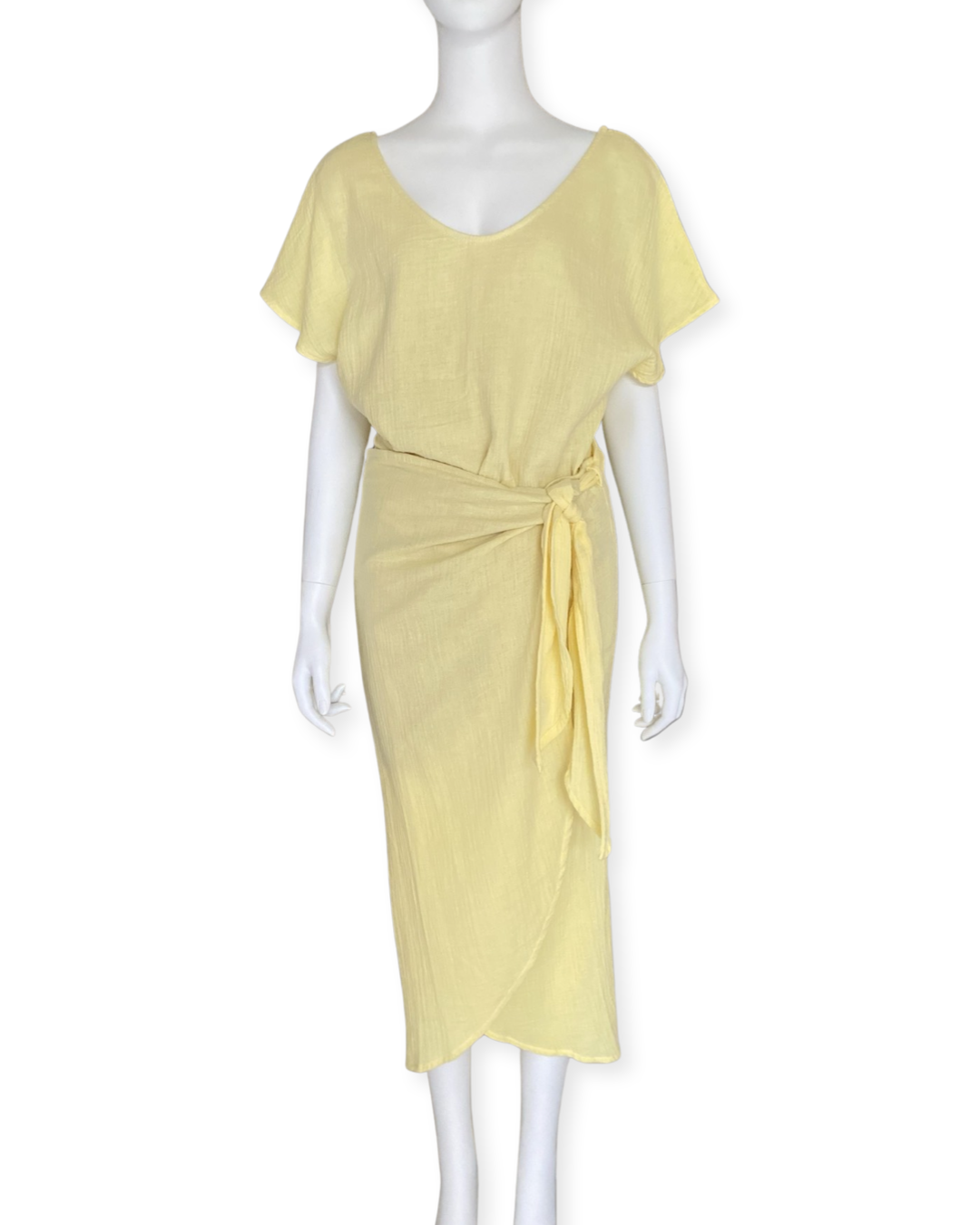 Tyra Tulip Skirt - Lemon