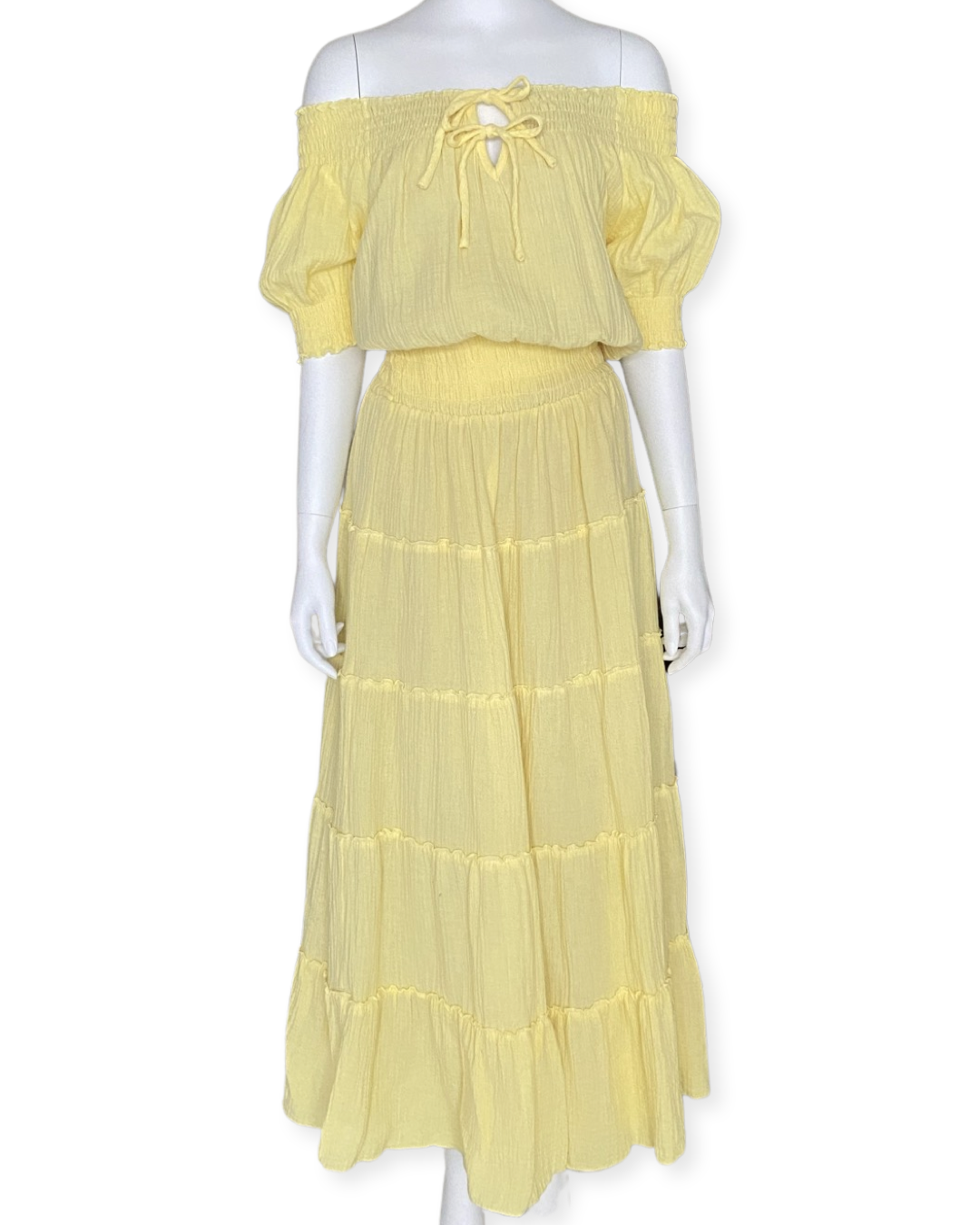 Katrina Dress - Lemon
