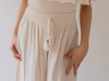 Fringe Wide Pants / Ivory