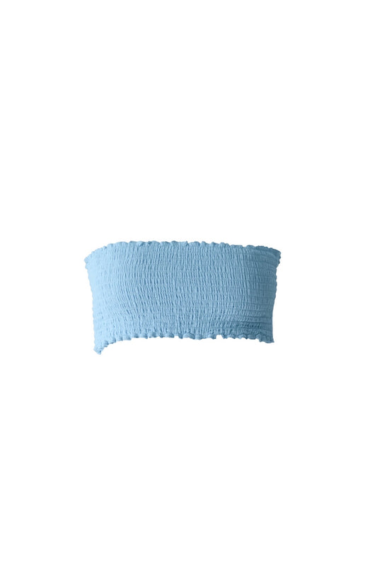 Cotton Gauze Bandeau - Short / Sky Blue