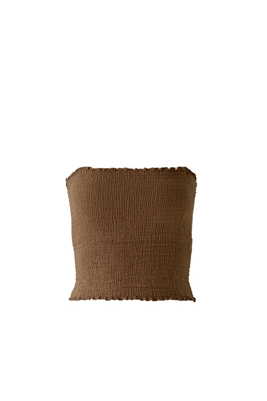 Cotton Gauze Bandeau Cacao