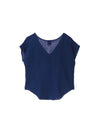 Petal Line Tops - Noir Blue