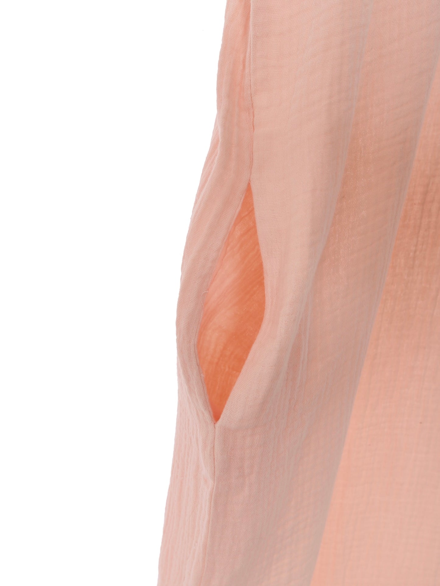 Fringe Kaftan / Ballet Pink