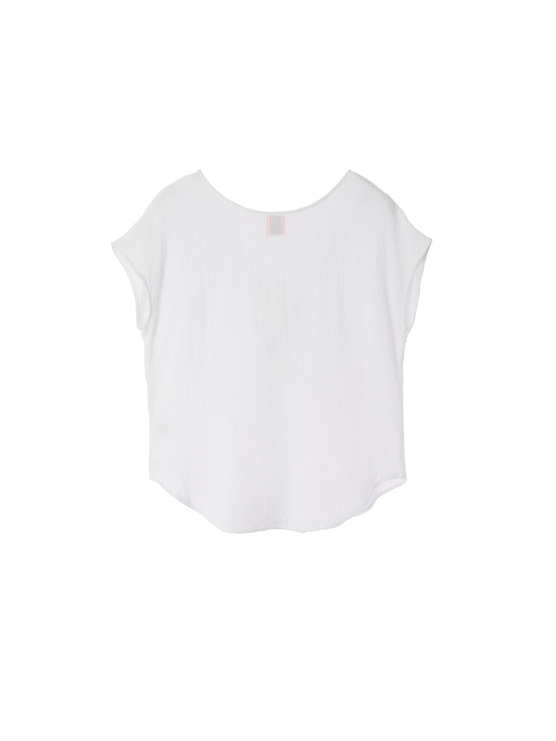 Petal Line Tops - White