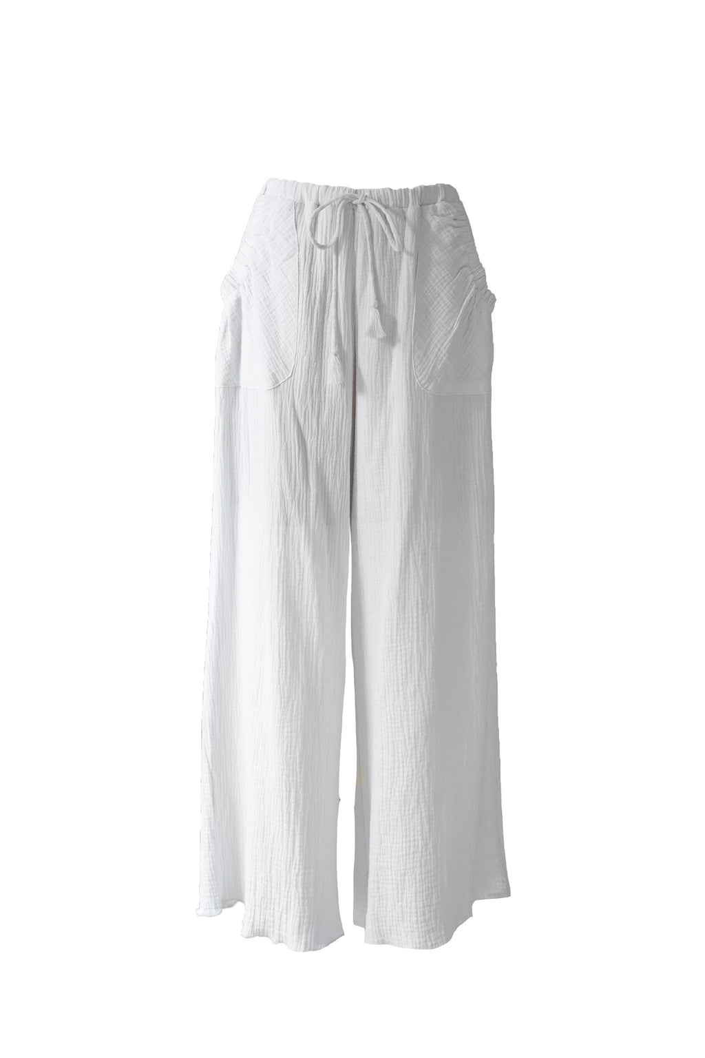 Tyra Wide Pants - White