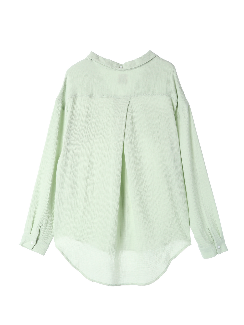 Over Size Button Down Shirt / Meadow Green