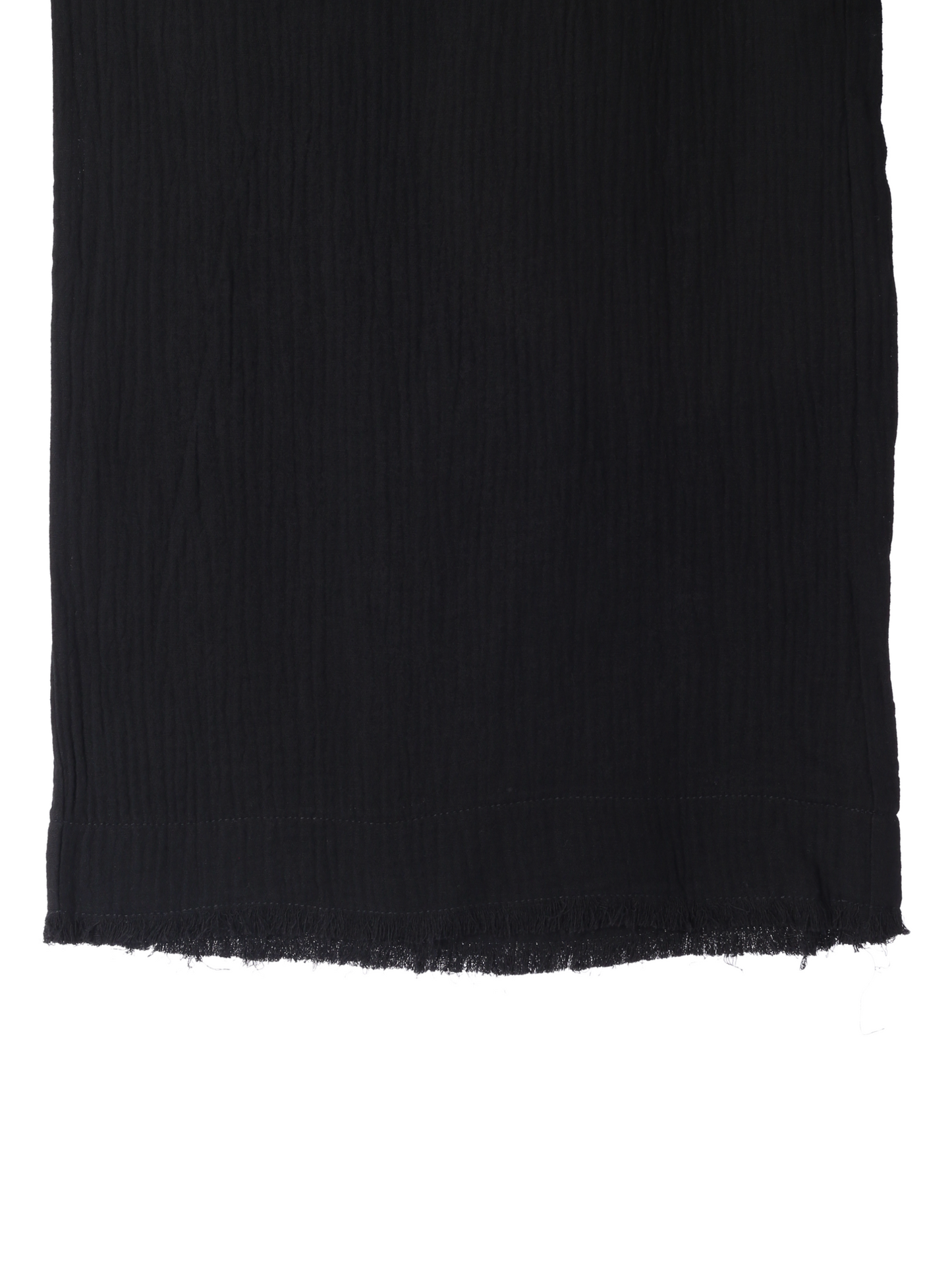 Fringe Wide Pants / Black