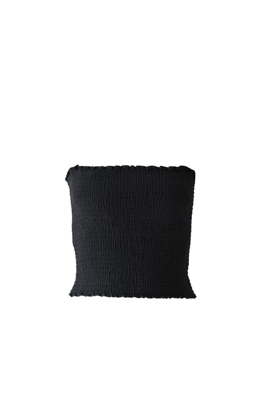 Cotton Gauze Bandeau Black