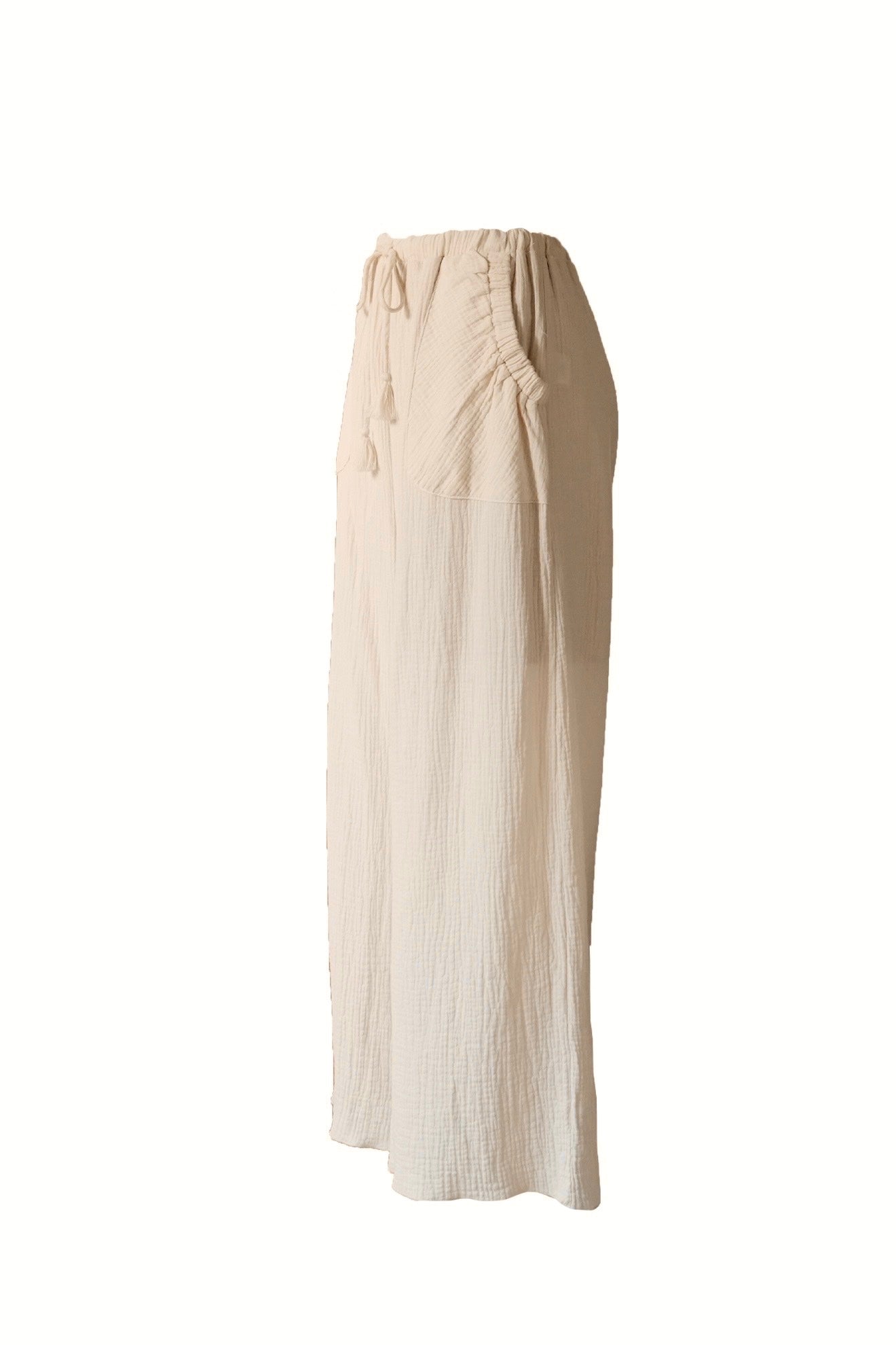 Tyra Wide Pants - Ivory