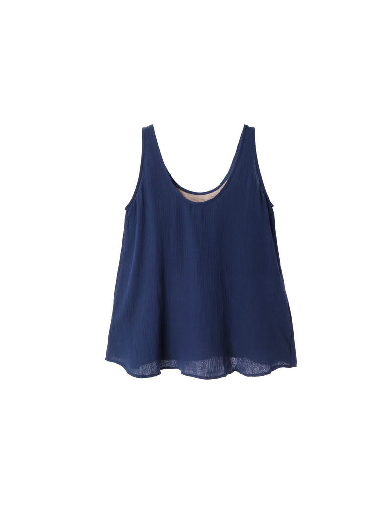 A Line Breeze Tank - Noir Blue