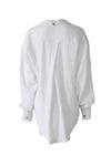 Cotton Gauze Button down shirt White