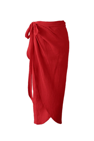 Tyra Tulip Skirt - Terracotta