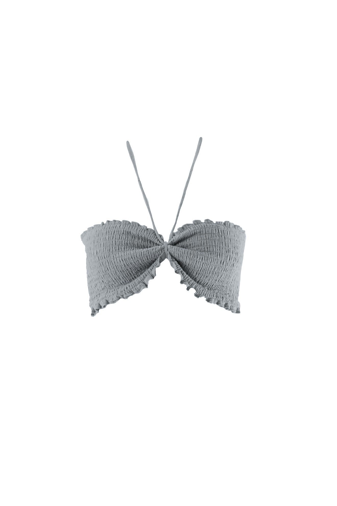 Cotton Gauze Bandeau - Short / Gray