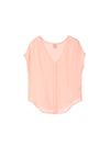 Cotton Gauze Back Button Tanktop Brown