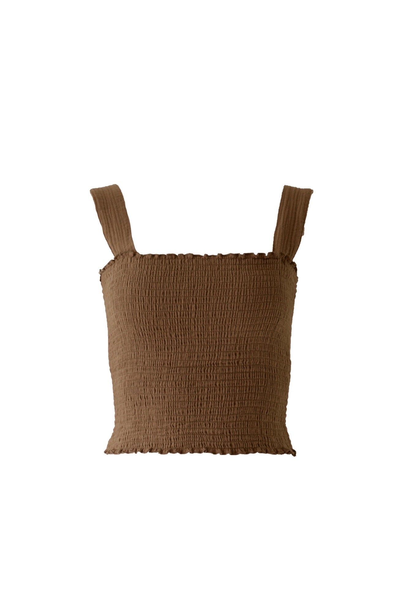 Cotton Gauze Bandeau Cacao