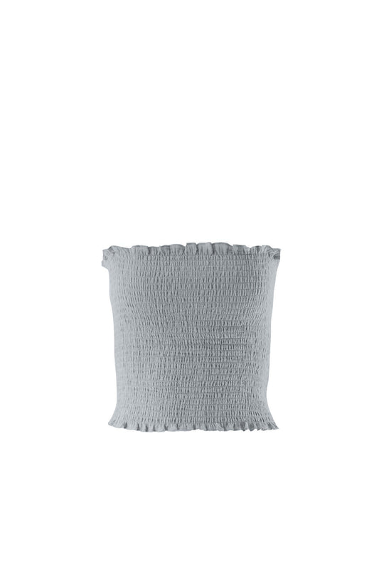 Cotton Gauze Bandeau Gray
