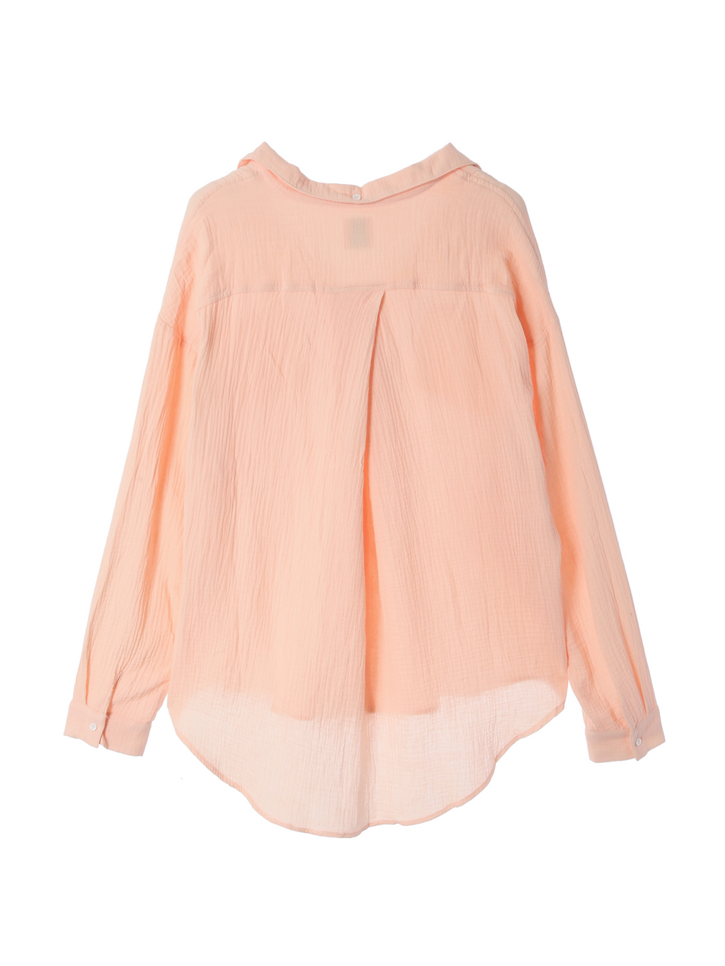 Over Size Button Down Shirt / Ballet Pink