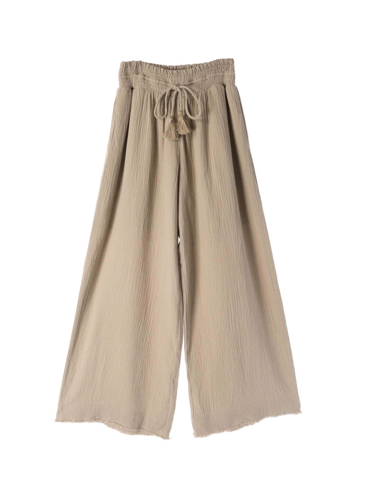 Fringe Wide Pants / Mocha