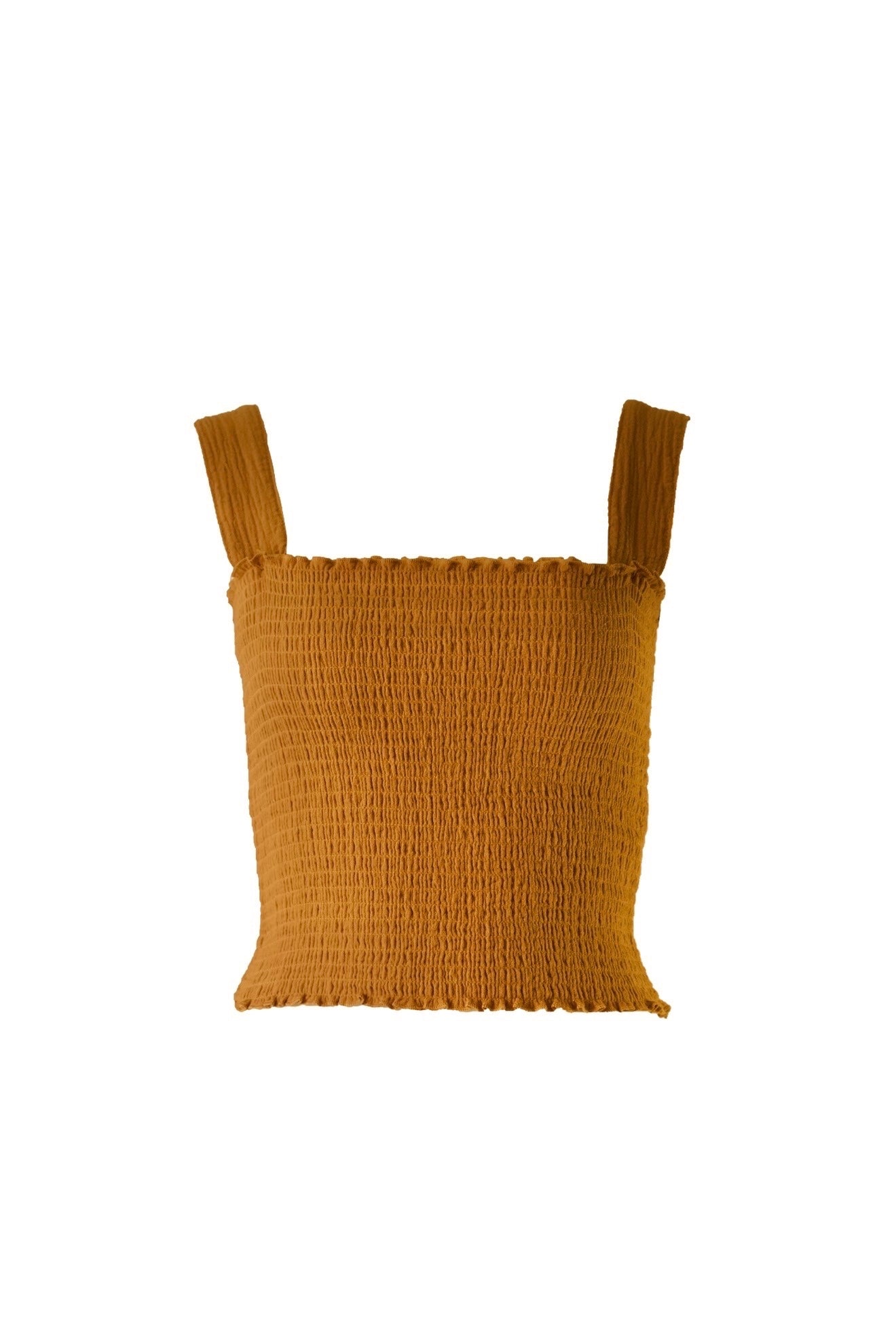 Cotton Gauze Bandeau Mustard